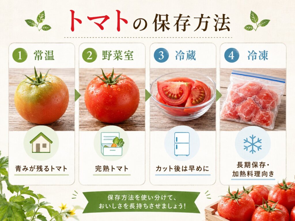 トマト 保存方法