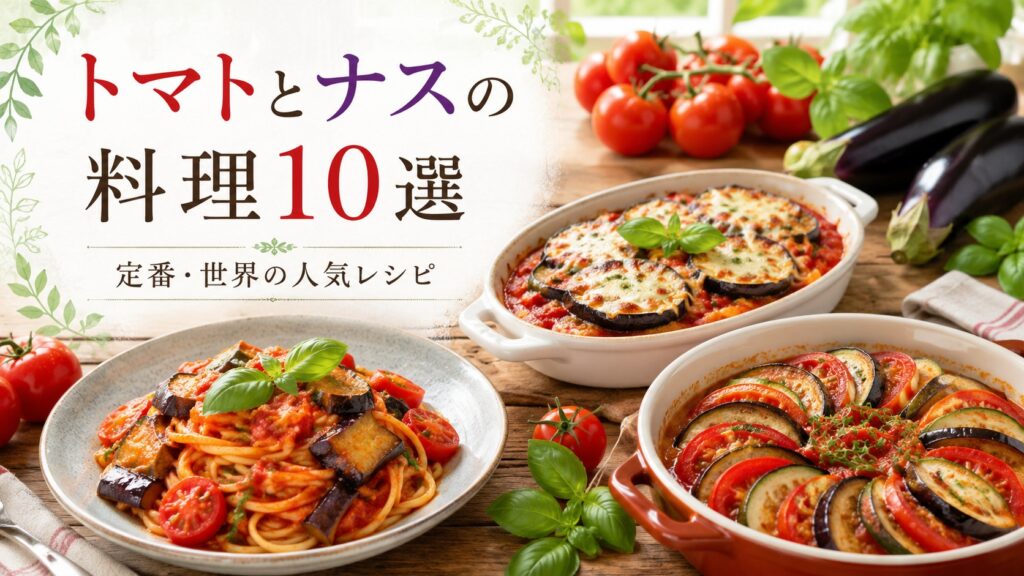 トマトとナスのレシピ