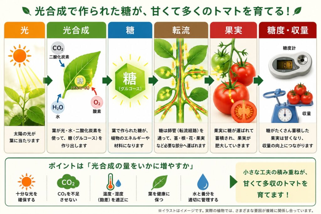 トマト光合成